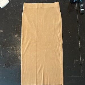 Elegant knit Tan Women's Skirt